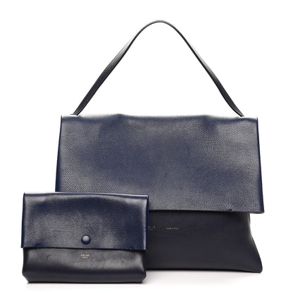 Celine Baby Calfskin All Soft Shoulder Bag Ink 3 of 17