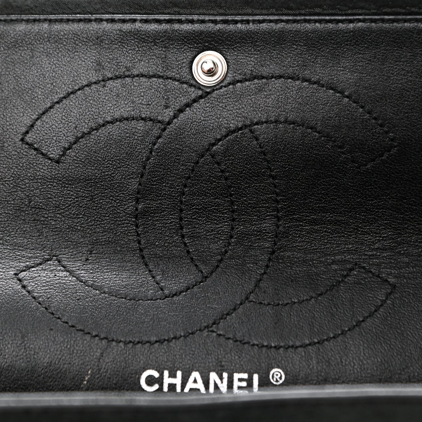 Iridescent Calfskin Quilted 2.55 Reissue 226 Flap Black