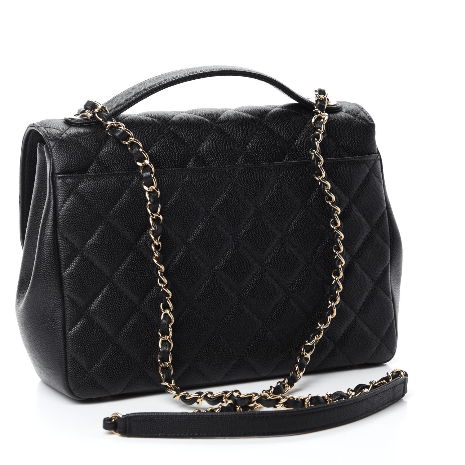 Chanel Caviar Quilted Large Business Affinity Flap Black 3 of 15