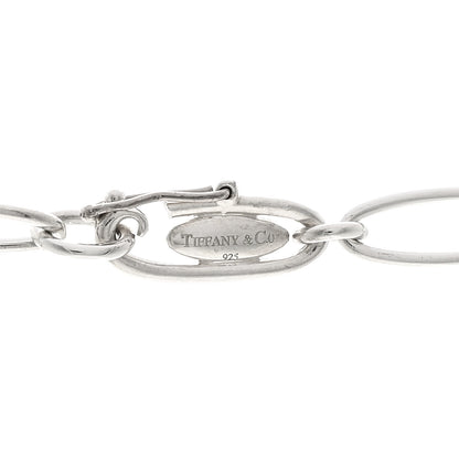 Tiffany Sterling Silver 35mm Elsa Peretti Open Heart Link Pendant Necklace 5 of 5