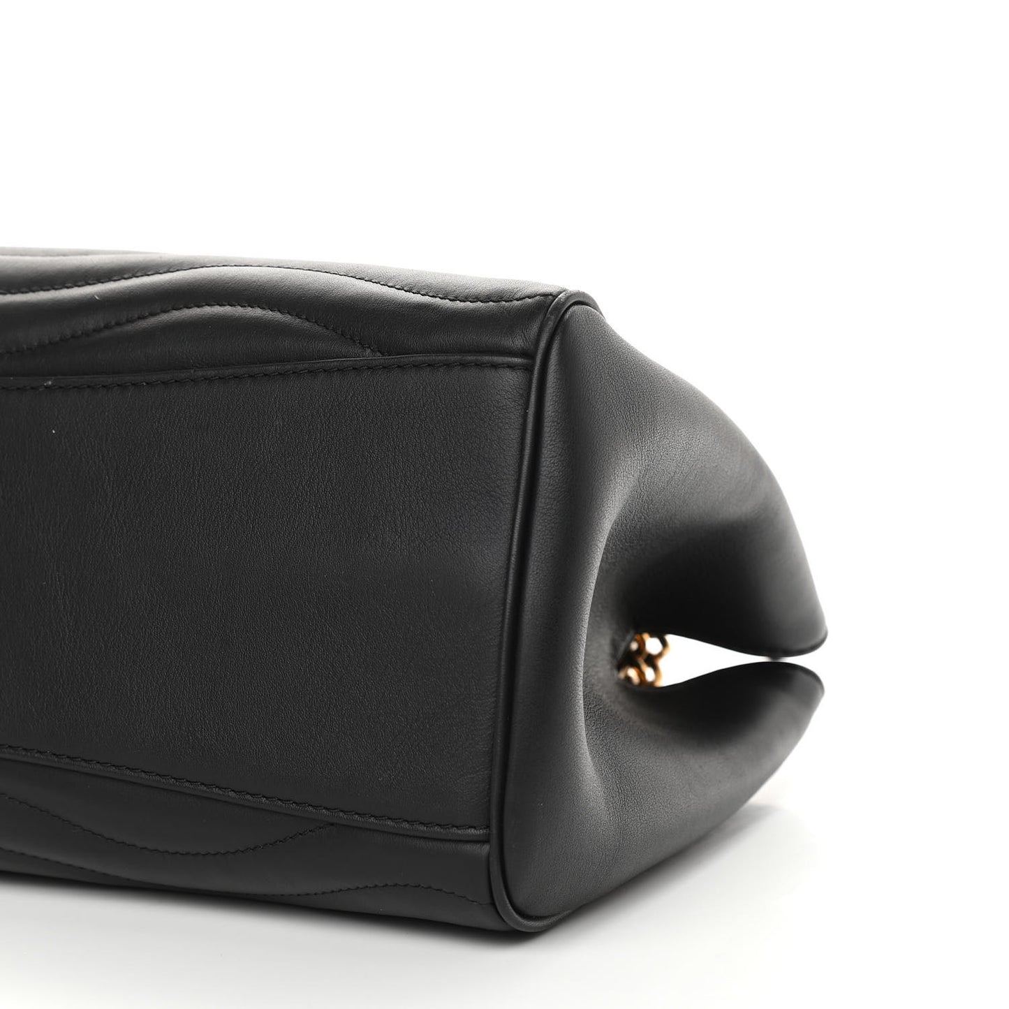 Calfskin New Wave Chain Tote Black