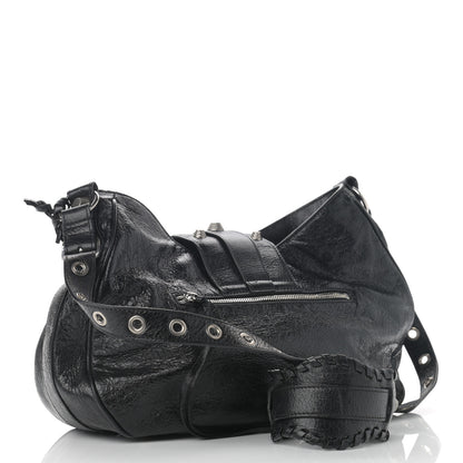 Balenciaga Agneau Arena Medium Le Cagole Shoulder Bag Black 2 of 11