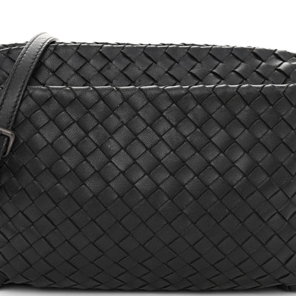 Bottega Veneta Nappa Intrecciato Crossbody Messenger Black 7 of 9