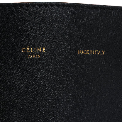 Celine Lambskin Floral Vertical Cabas Potiron 5 of 8