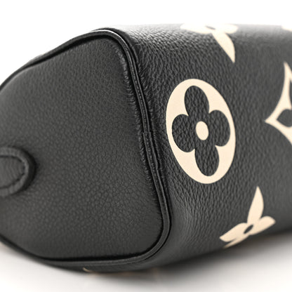 Louis Vuitton Empreinte Monogram Giant Nano Speedy Black Beige 8 of 9