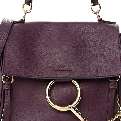 Chloe Calfskin Small Faye Day Shoulder Bag Intense Violine 9 of 17