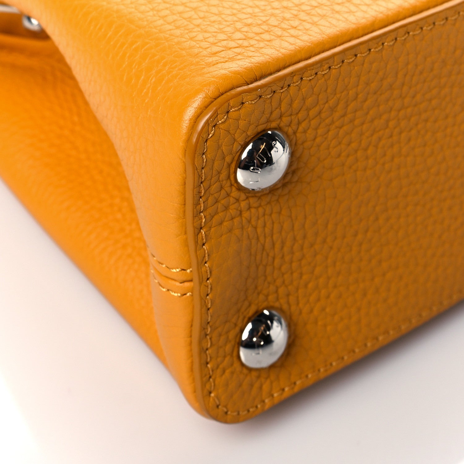 Louis Vuitton Taurillon Capucines BB Tournesol 7 of 8