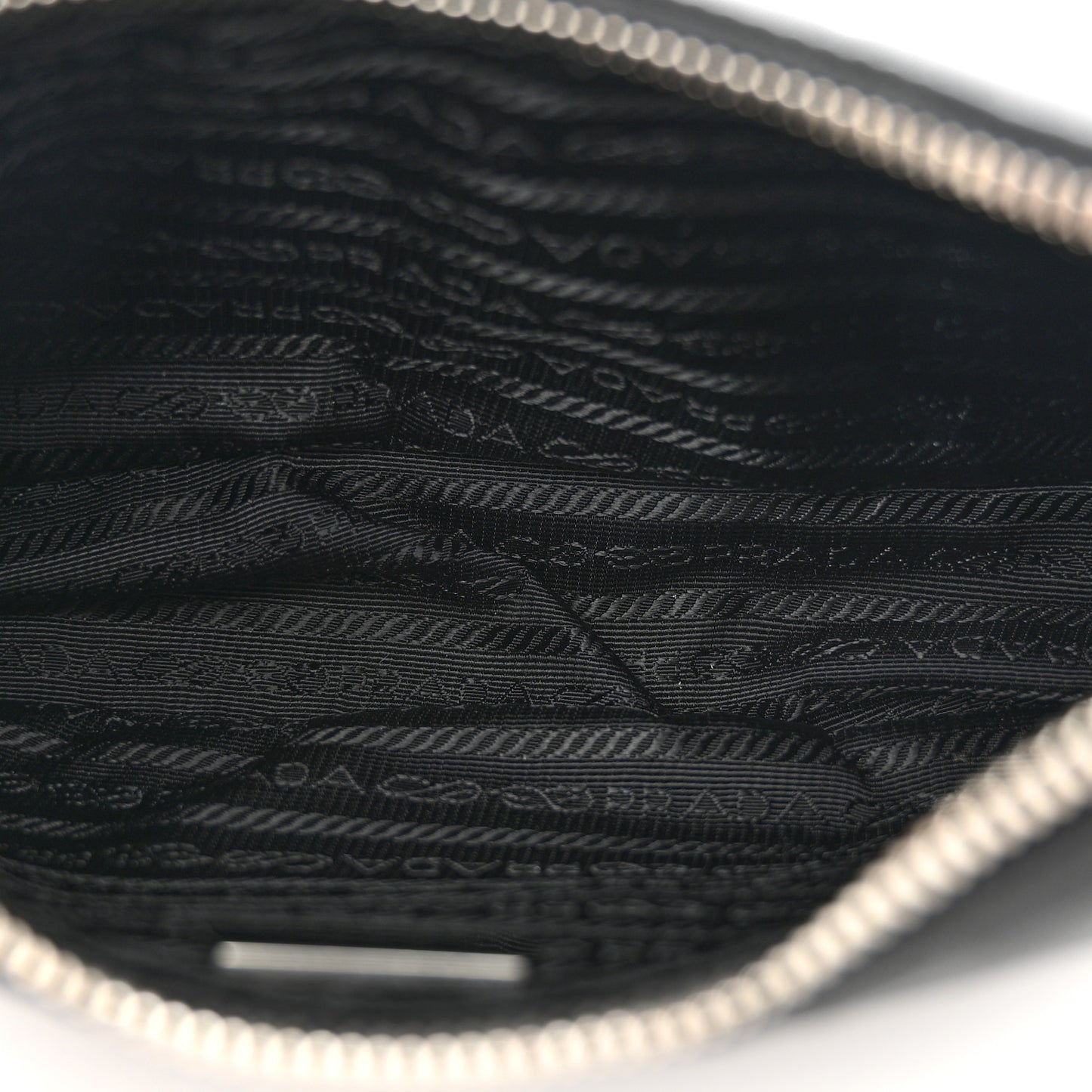 Tessuto Nylon Saffiano Mini Re-Edition 2005 Bag Black