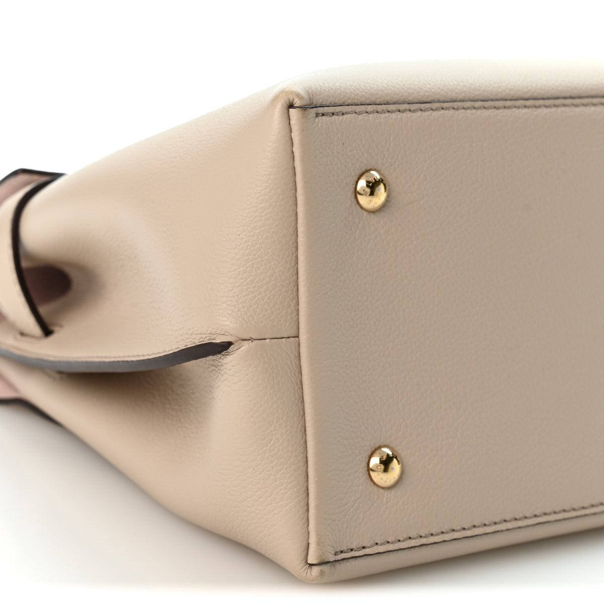 Soft Calfskin Lockme Ever MM  Greige
