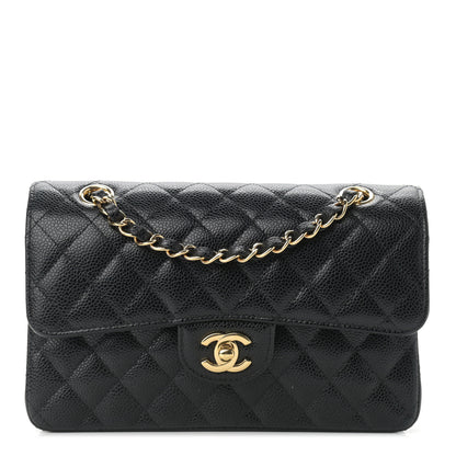 Chanel Caviar Quilted Small Double Flap Black 1 of 11