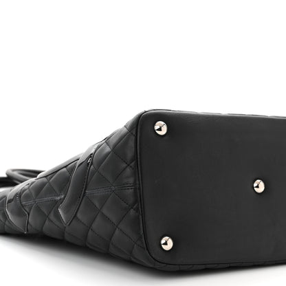 Chanel Calfskin Quilted Large Cambon Tote Black 9 of 11