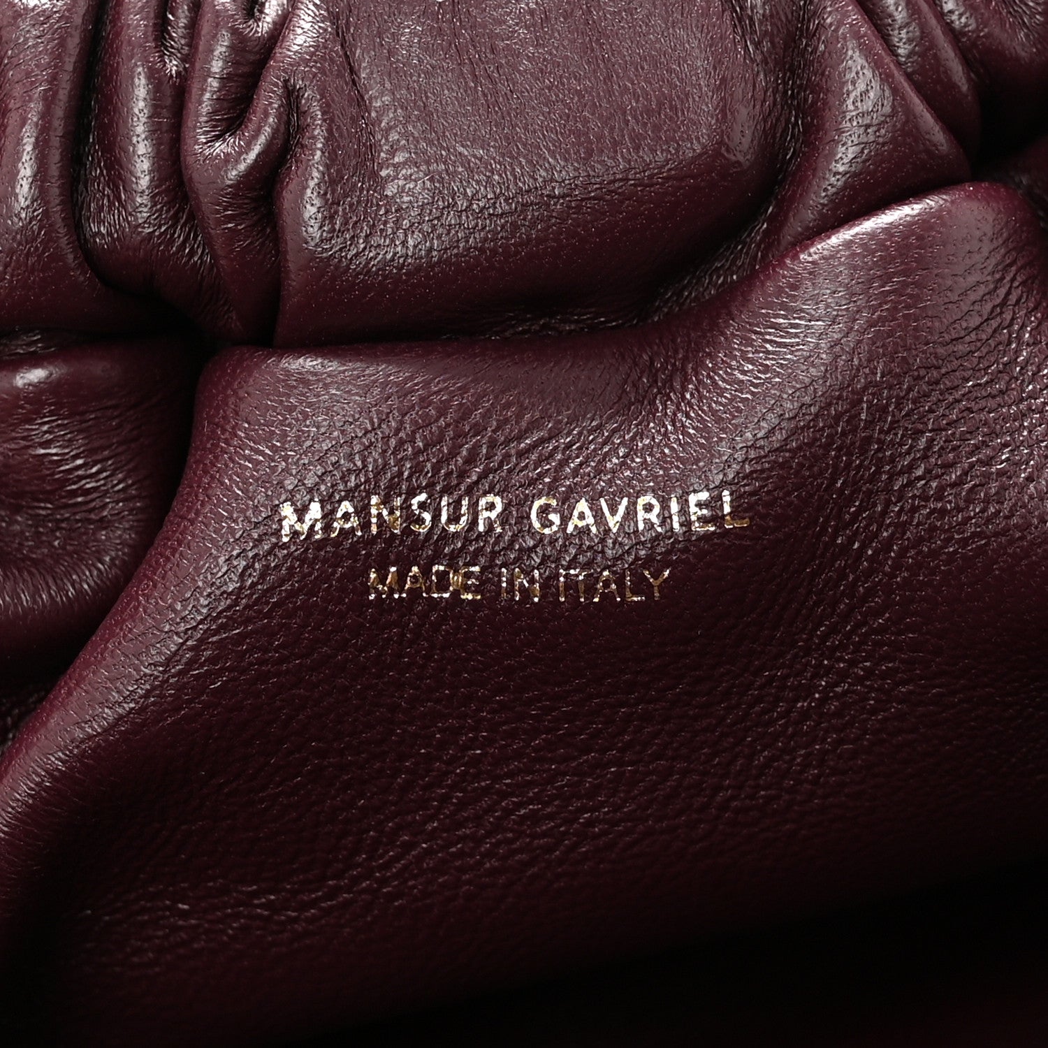 Mansur Gavriel Lambskin Mini Cloud Clutch Plum 6 of 9
