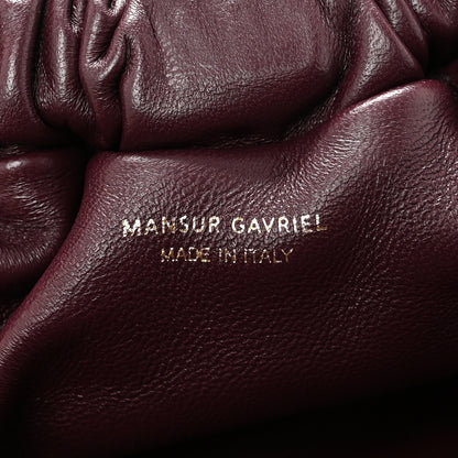 Mansur Gavriel Lambskin Mini Cloud Clutch Plum 6 of 9