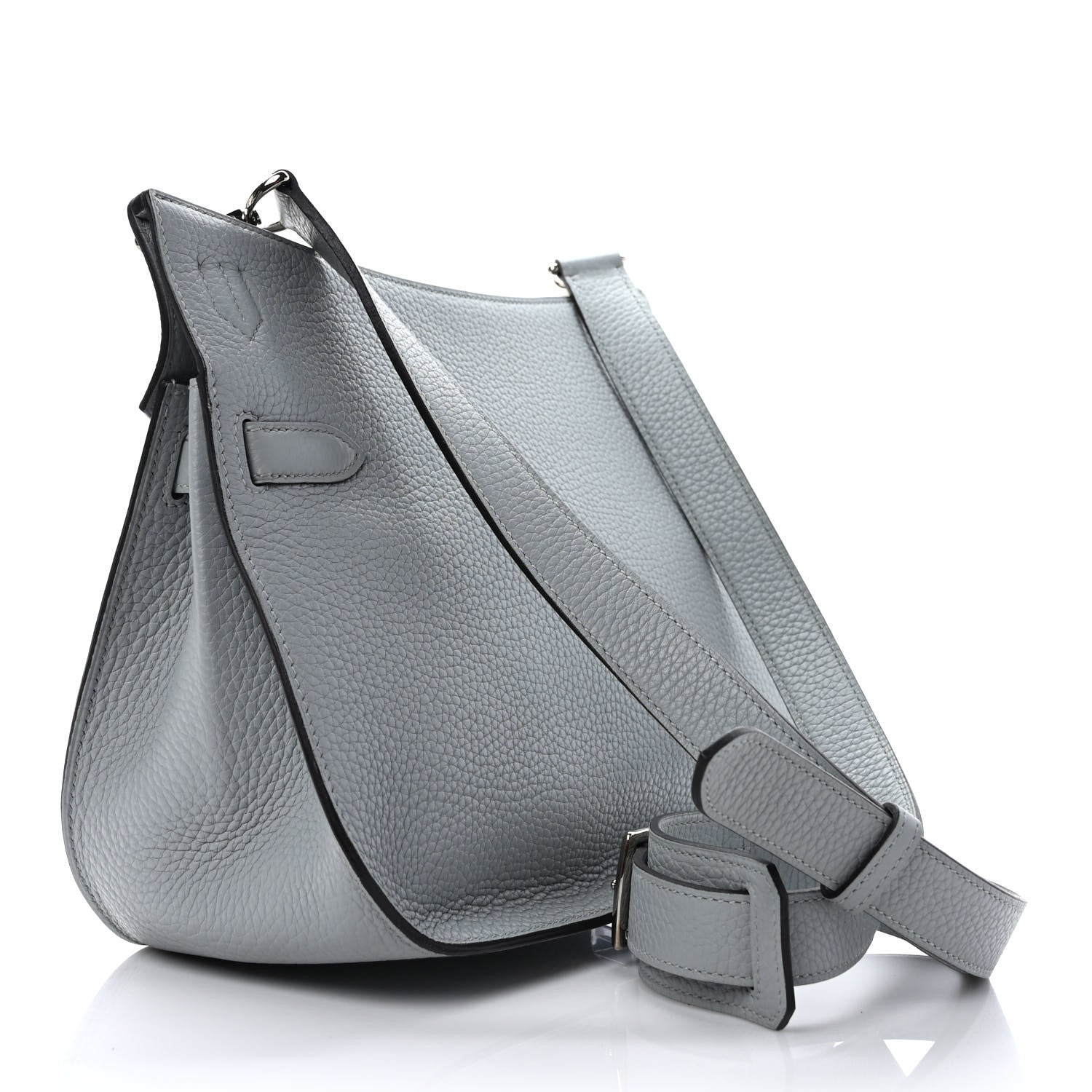 Hermes Taurillon Clemence Jypsiere 28 Bleu Arctic 3 of 8
