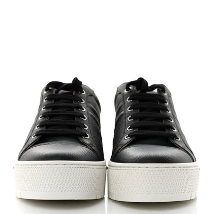 Hermes Epsom Womens Voltage Sneakers 38 Black White 2 of 8