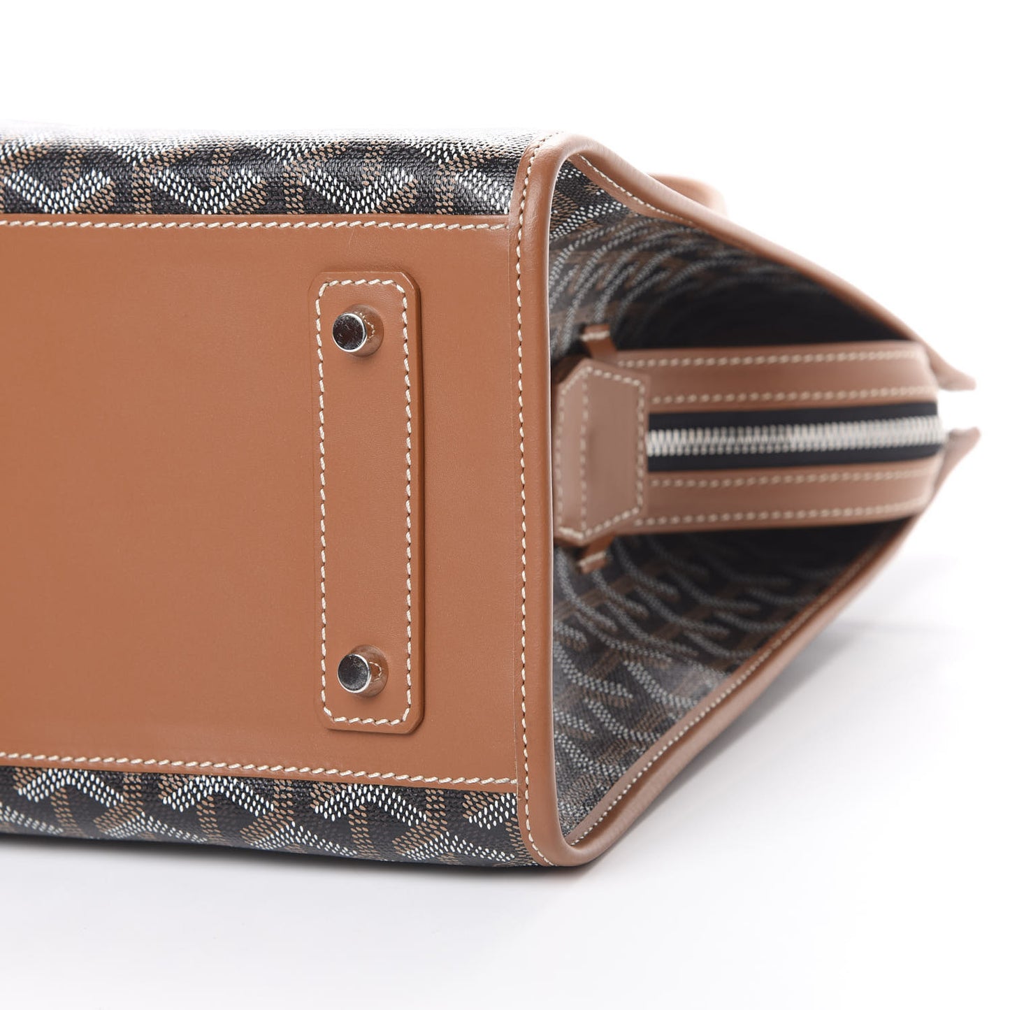 Goyardine Marquises Tote Black Gold