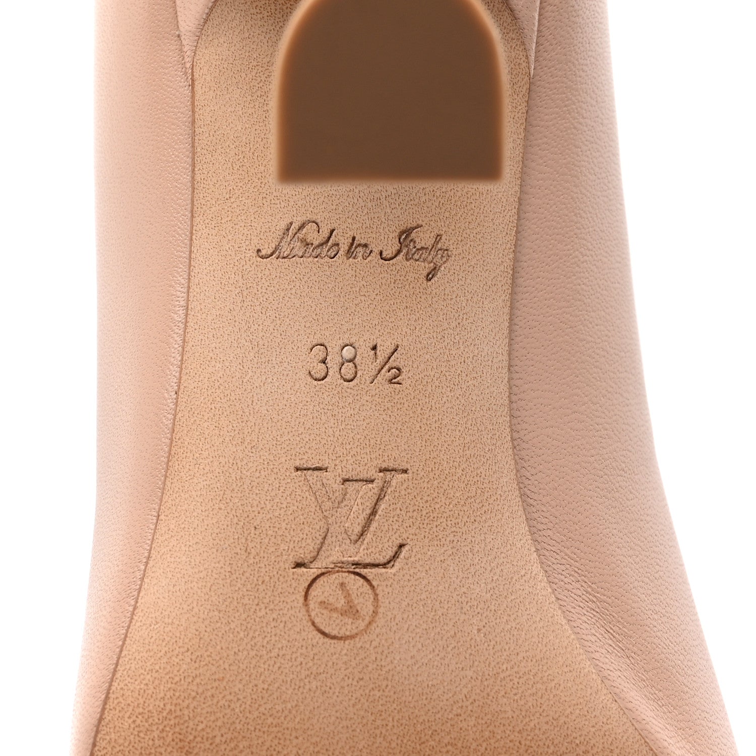 Louis Vuitton Lambskin Sparkle Pumps 38.5 Nude 8 of 11
