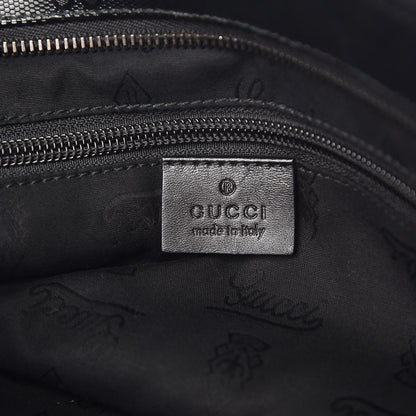 Gucci Imprime Monogram Medium Flat Messenger Bag Black 6 of 7