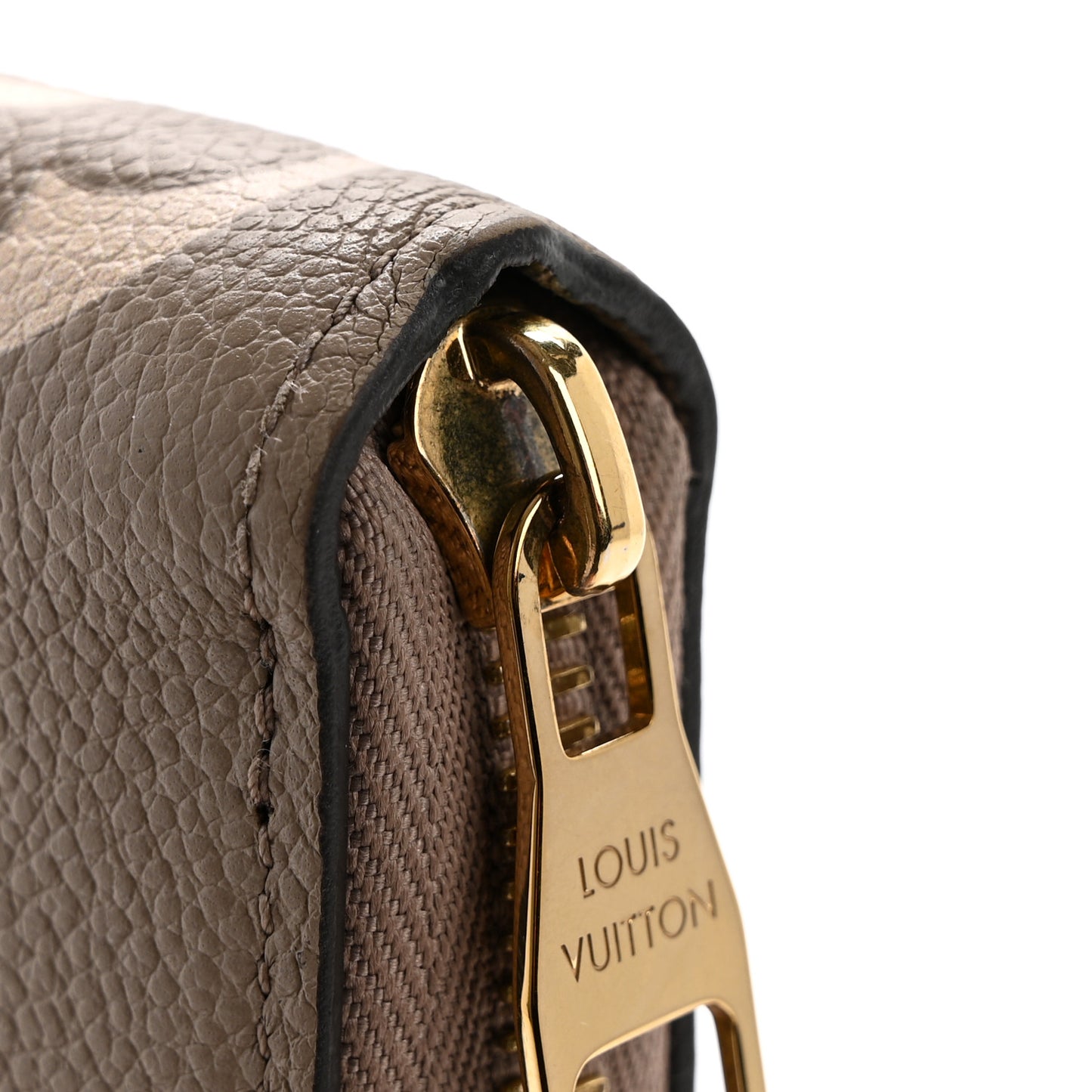 Empreinte Monogram Giant Zippy Wallet Tourterelle Creme
