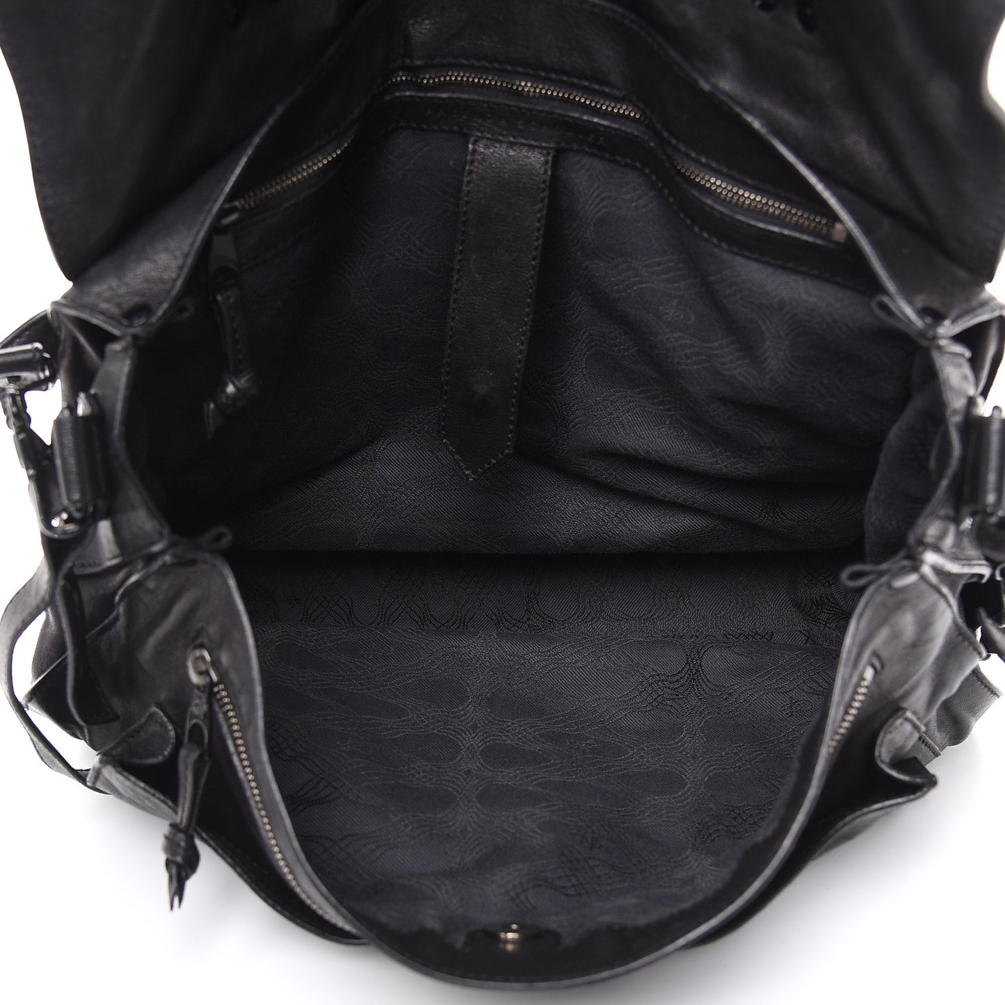 Lambskin PS1 Large Satchel Black
