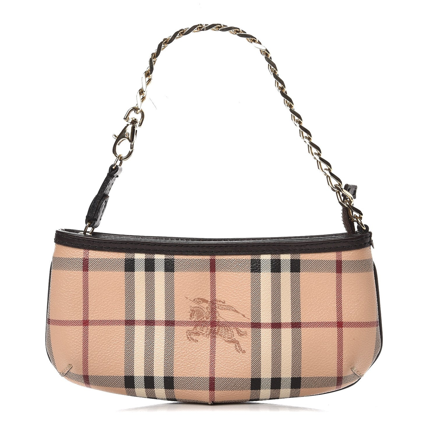 Haymarket Check Clara Pochette Chocolate
