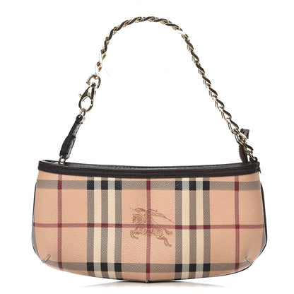 Burberry Haymarket Check Clara Pochette Chocolate 1 of 7