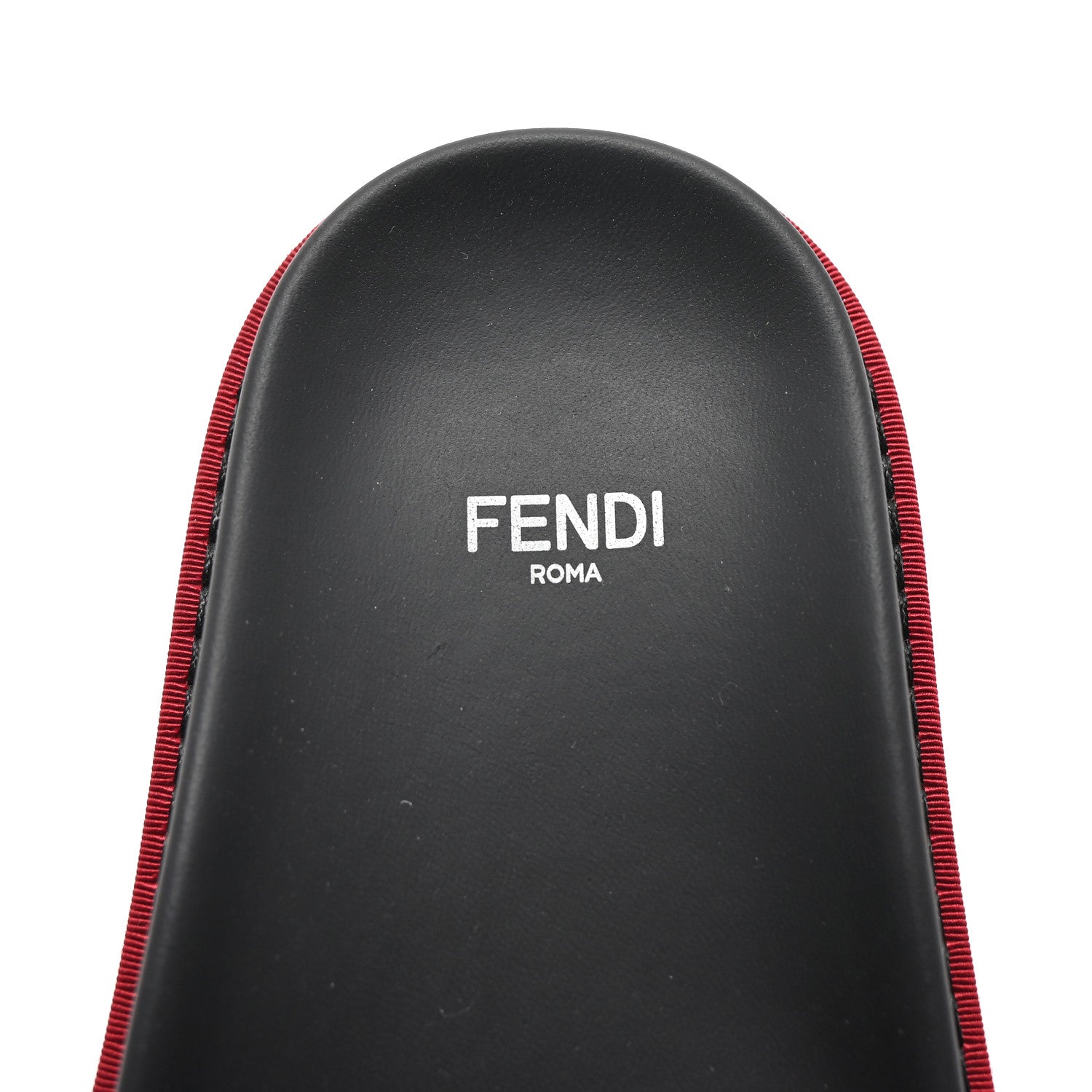 Fendi Vitello Studded Fun Fair Slide Sandals 36 Black Multicolor 8 of 8