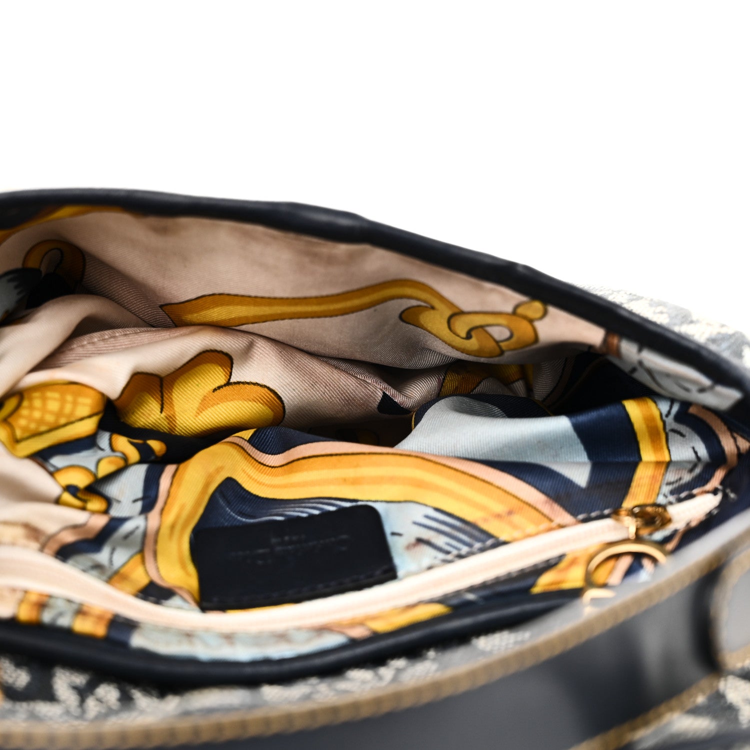 Christian Dior Monogram Saddle Bag Blue 5 of 10