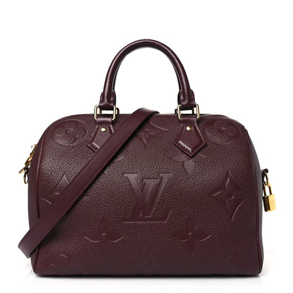 Louis Vuitton Empreinte Monogram Giant Speedy Bandouliere 25 Wine 1 of 10