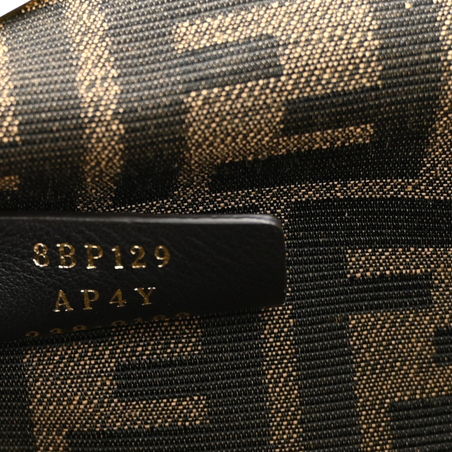 Woven Knit Nappa Small Fendi First White
