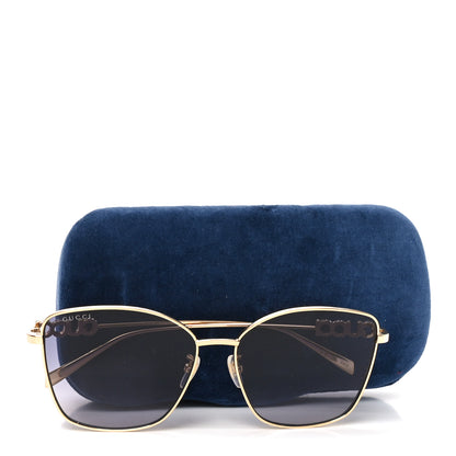 Gucci Metal Crystal Sunglasses GG1914SA Gold 8 of 8
