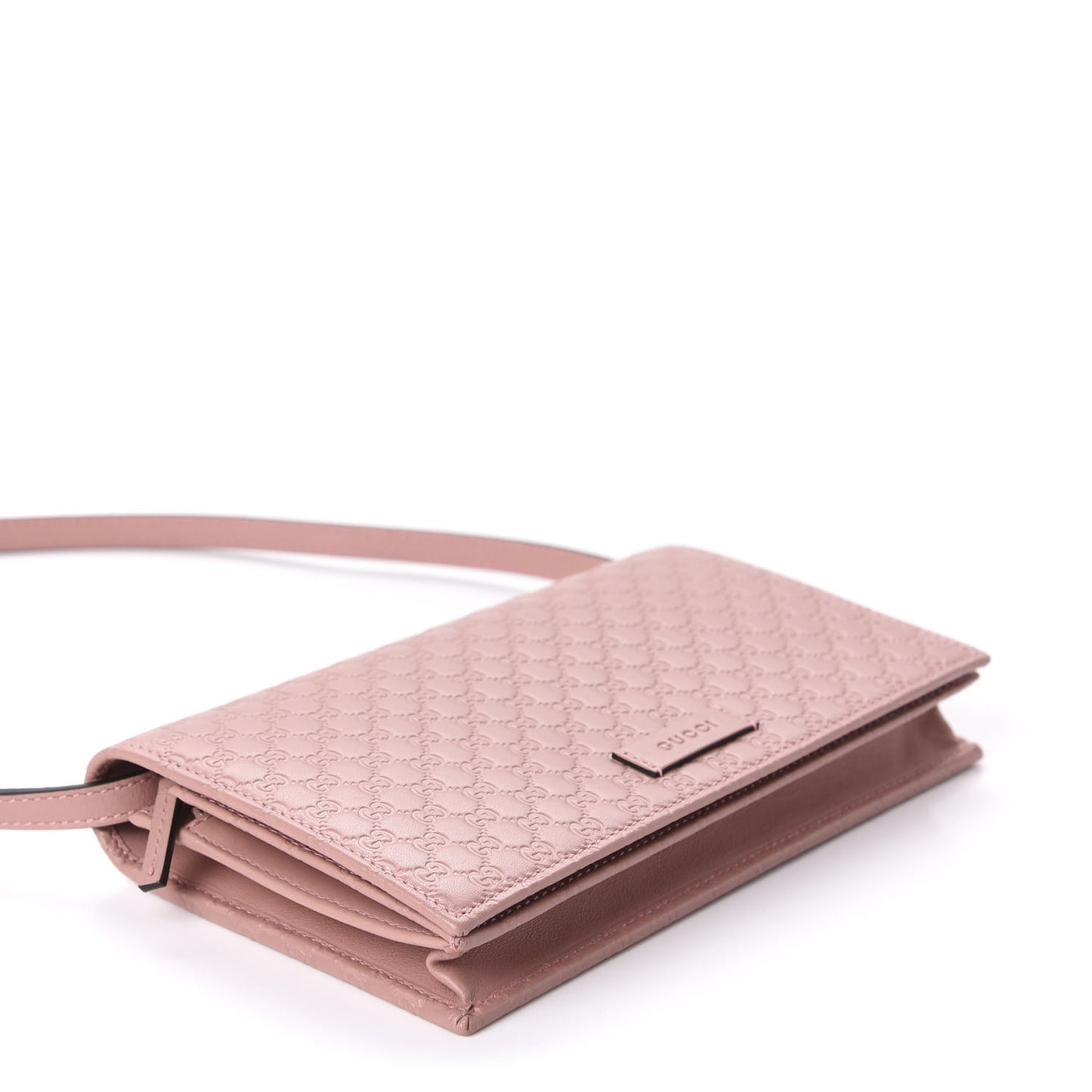 Microguccissima Crossbody Wallet Soft Pink
