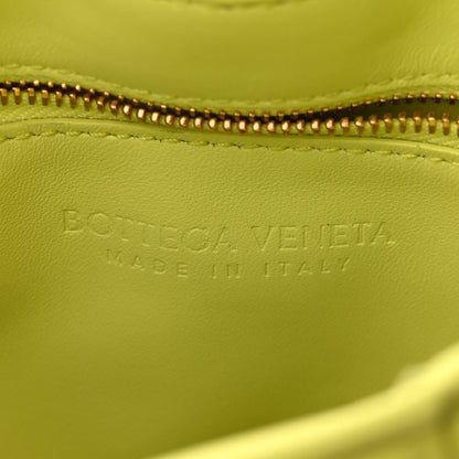 Bottega Veneta Lambskin Maxi Intreccio Padded Chain Cassette Crossbody Bag Seagrass 6 of 10