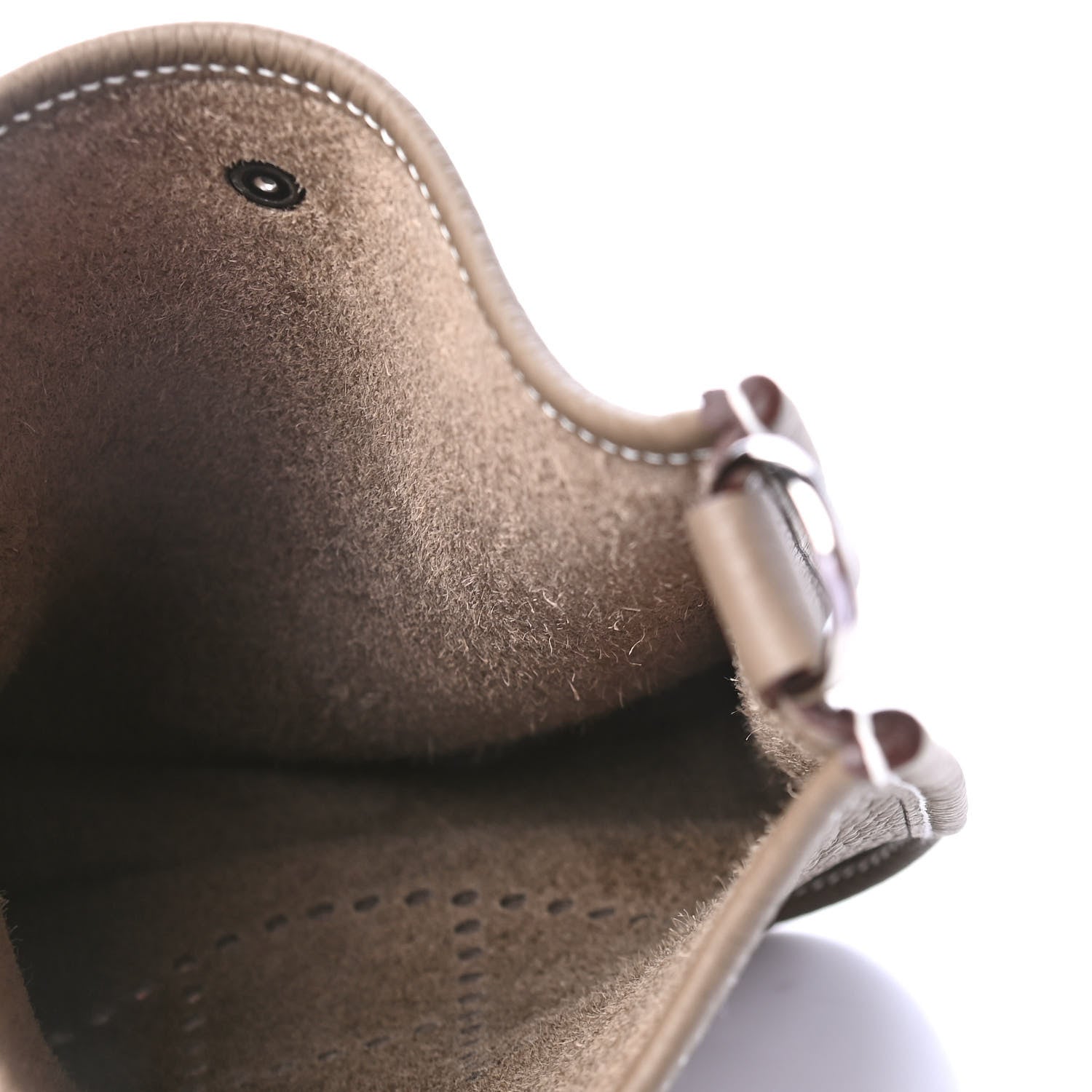 Hermes Taurillon Clemence Evelyne TPM Etoupe 4 of 4