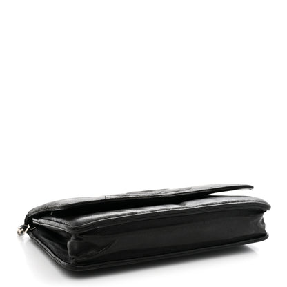 Chanel Lambskin Timeless CC Wallet On Chain WOC Black 4 of 14
