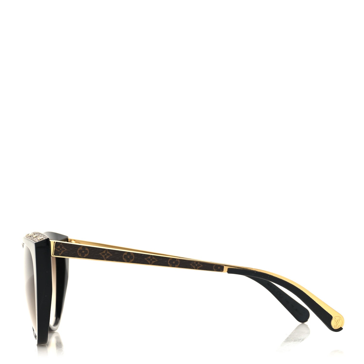 Louis Vuitton Acetate Monogram La Boum Sunglasses Z1147W Black 3 of 10