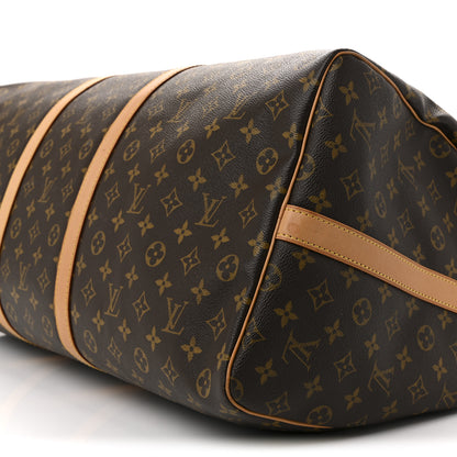 Louis Vuitton Monogram Keepall Bandouliere 60 9 of 12