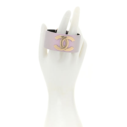Chanel Calfskin CC Wide Cuff M Lilac 2 of 11