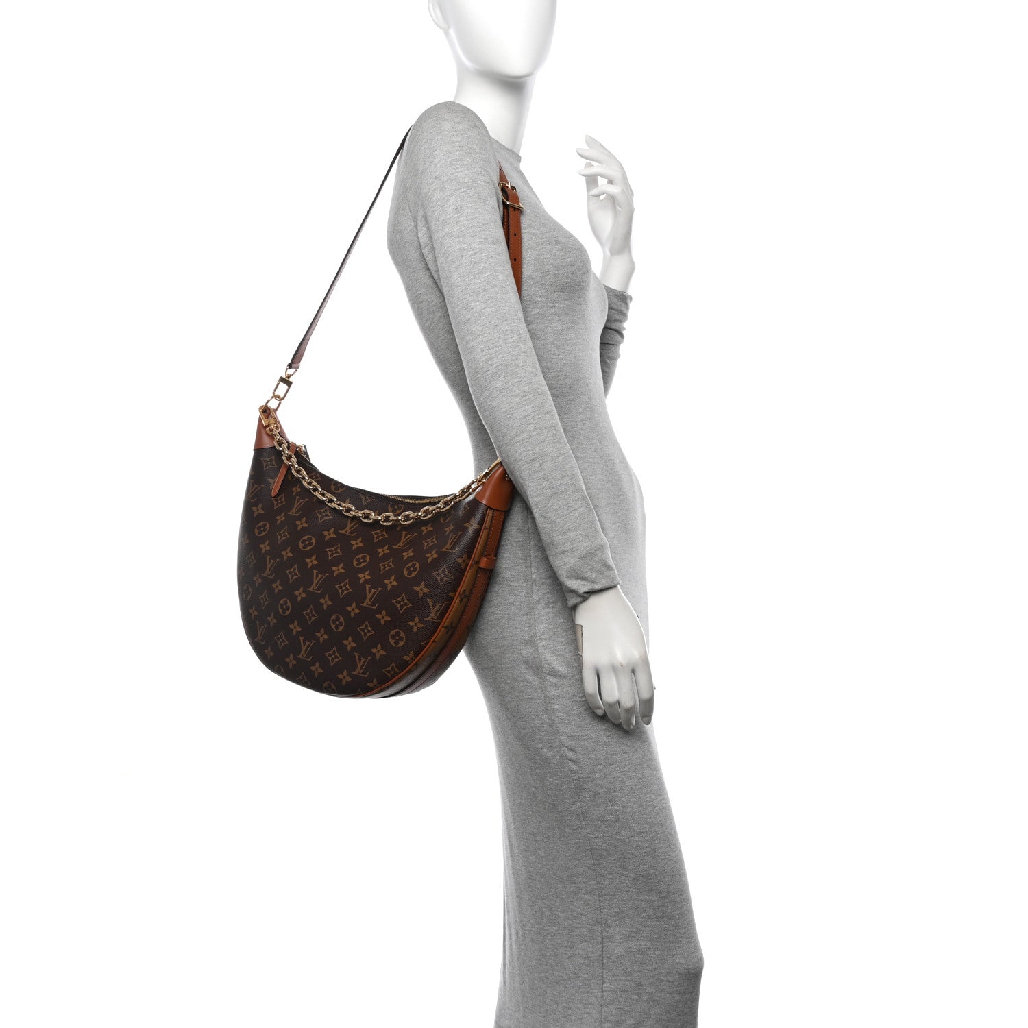 Louis Vuitton Reverse Monogram Loop Hobo 2 of 10