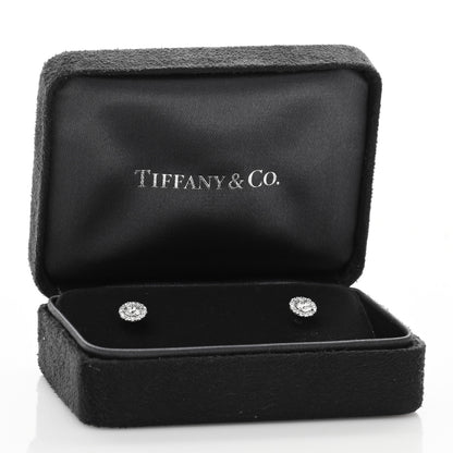 Tiffany Platinum Diamond .50ctw Soleste Earrings 5 of 5