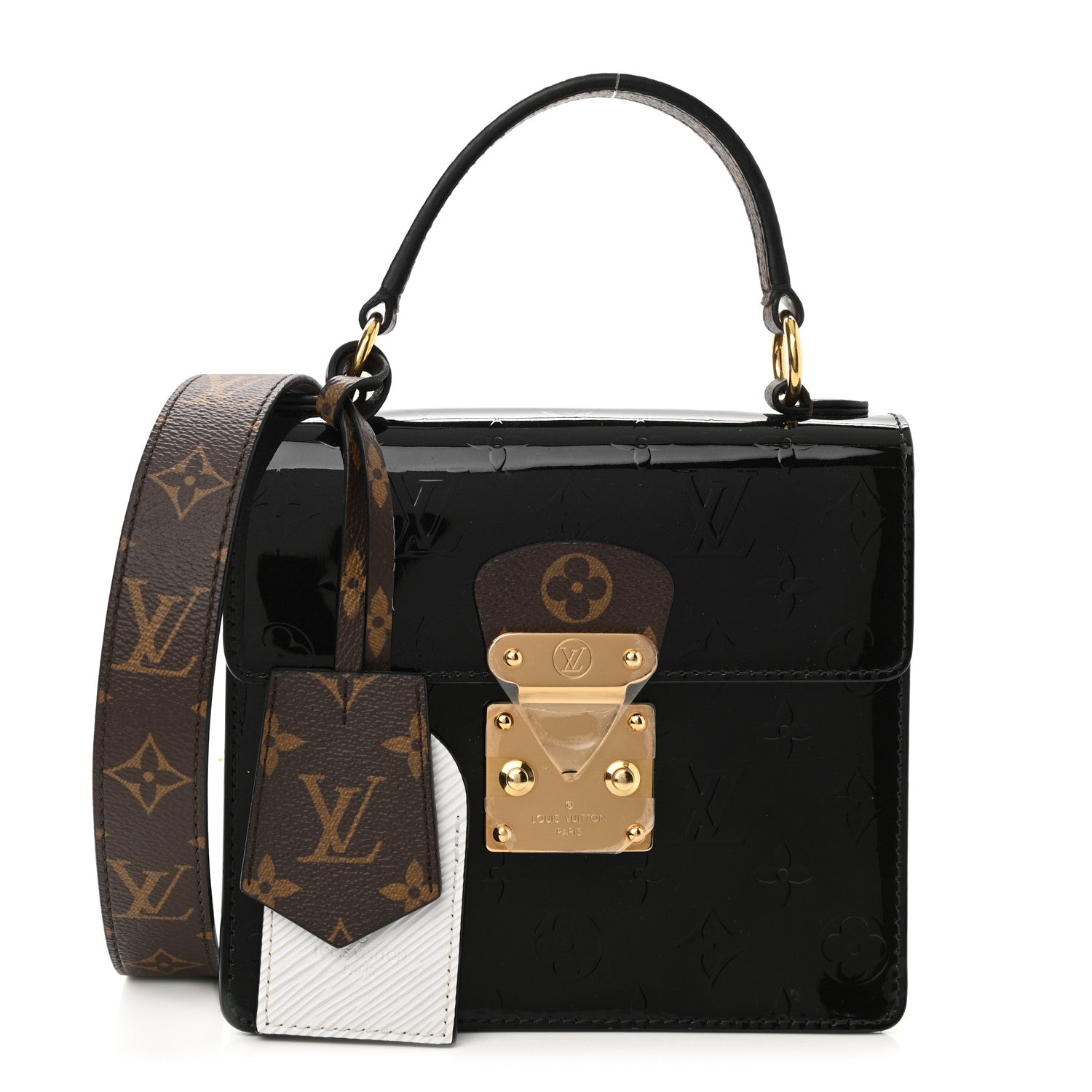 Louis Vuitton Vernis Epi Monogram Spring Street Black 1 of 10