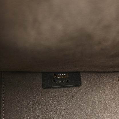 Fendi Chenille Vitello Cher FF Medium Fendi Sunshine Shopper Tote Tortora 6 of 10