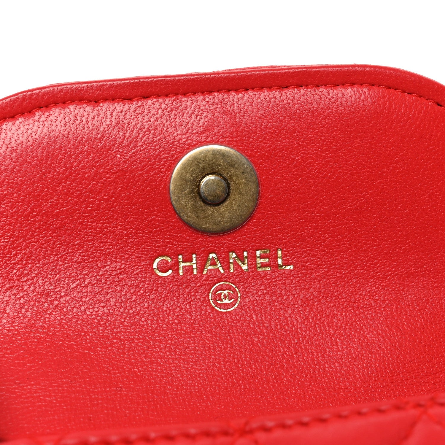 Chanel Lambskin Quilted Pearl Crush Waist Bag Red 1864725