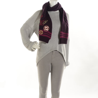 Louis Vuitton Wool Logo Muffler Scarf 2 of 5