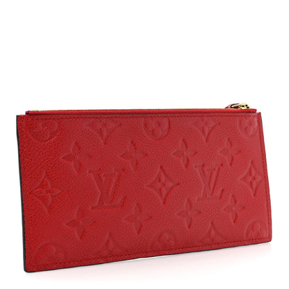 Louis Vuitton Empreinte Felicie Chain Wallet Zippered Insert Scarlet 3 of 10