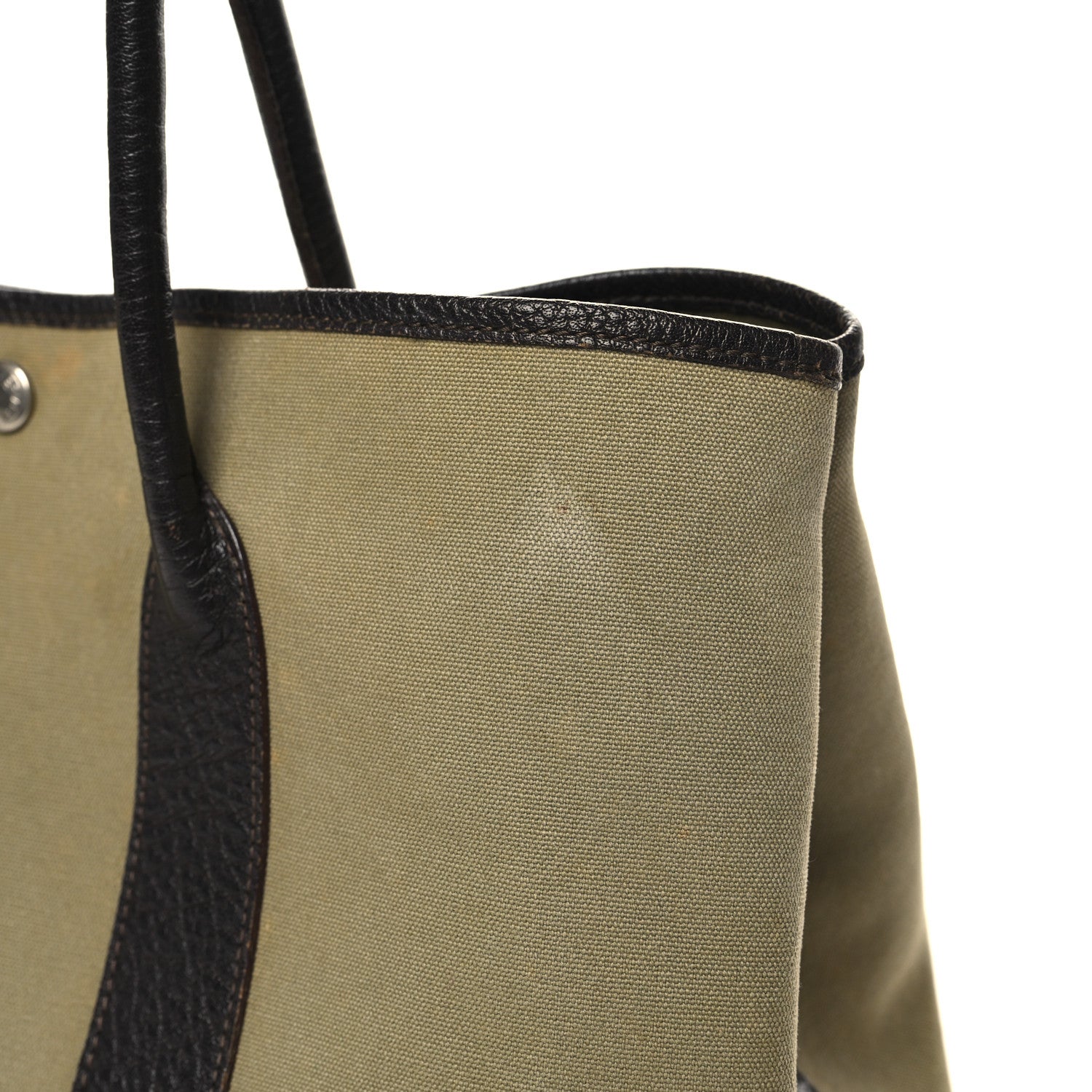Hermes Buffle Skipper Toile Garden Party 36 MM Tote Olive 13 of 16
