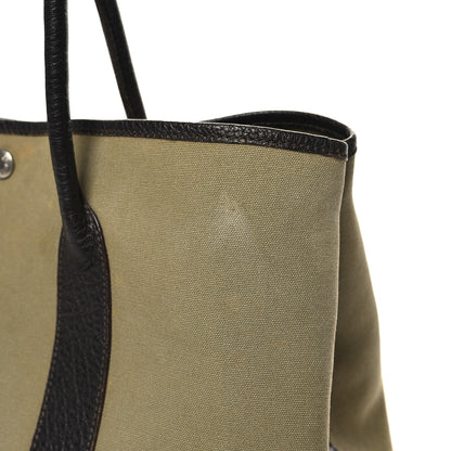 Hermes Buffle Skipper Toile Garden Party 36 MM Tote Olive 13 of 16