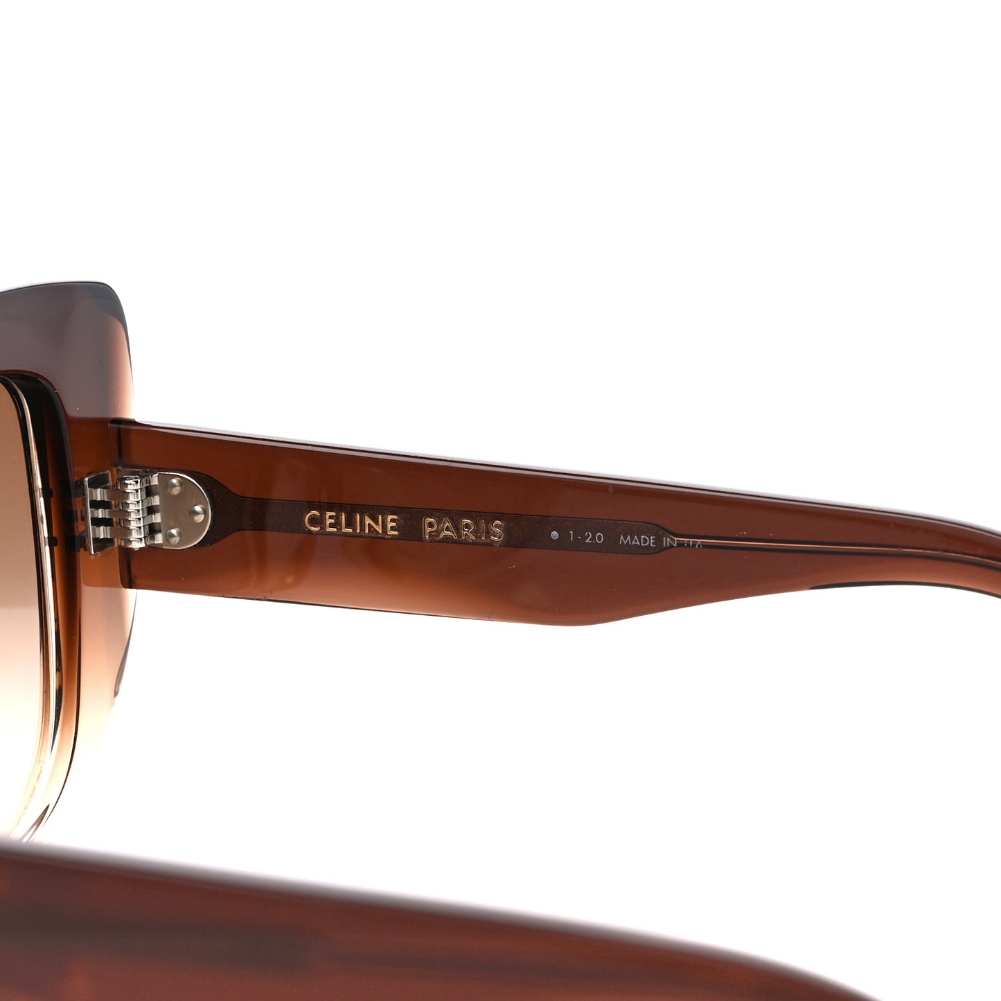 Acetate Square Sunglasses CL40157U Brown