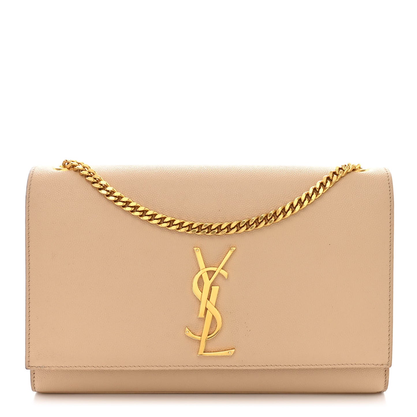 Grain De Poudre Medium Monogram Kate Satchel Nude Powder