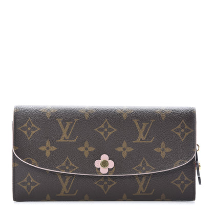 Louis Vuitton Monogram Bloom Flower Emilie Wallet 1 of 11